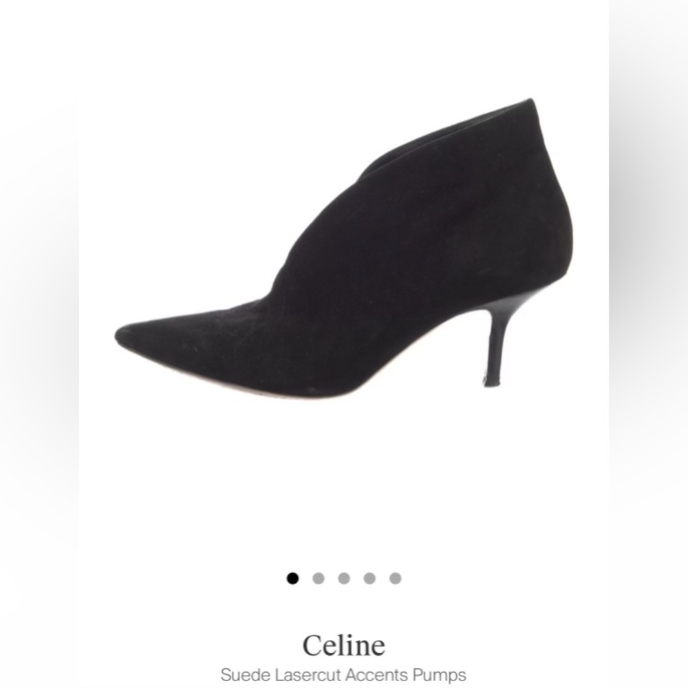 Celine Suede Ankle Boots